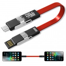 Multifunctional 4-for-1 Data Cable